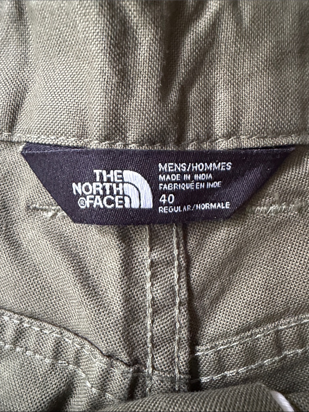 The North Face Men's Olive Cargo Pants - Military Green